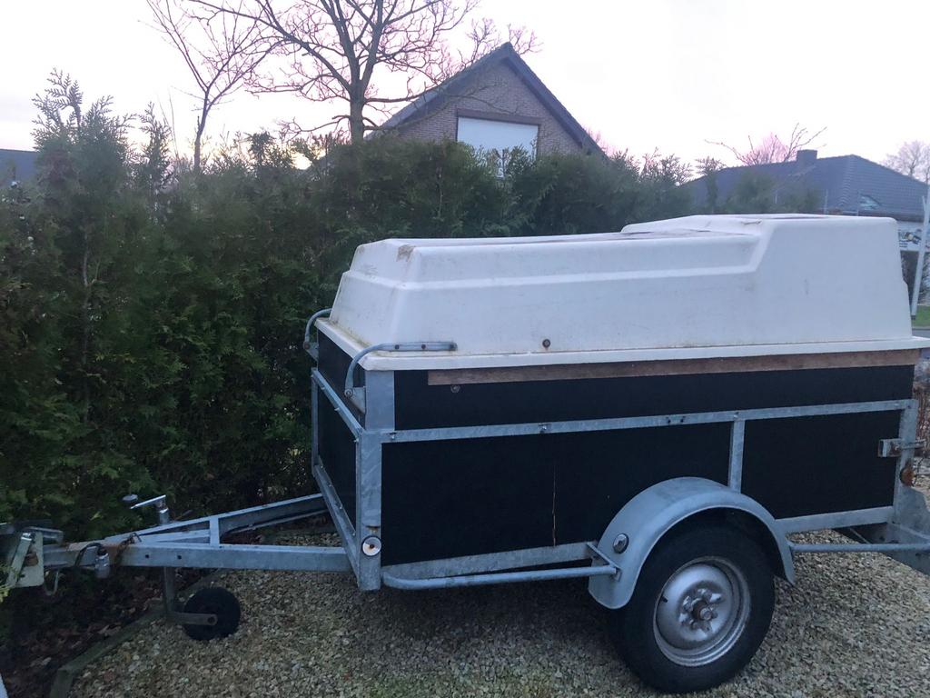 Aanhangwagen of remorque, Auto diversen, Aanhangers en Bagagewagens, Ophalen, Zo goed als nieuw