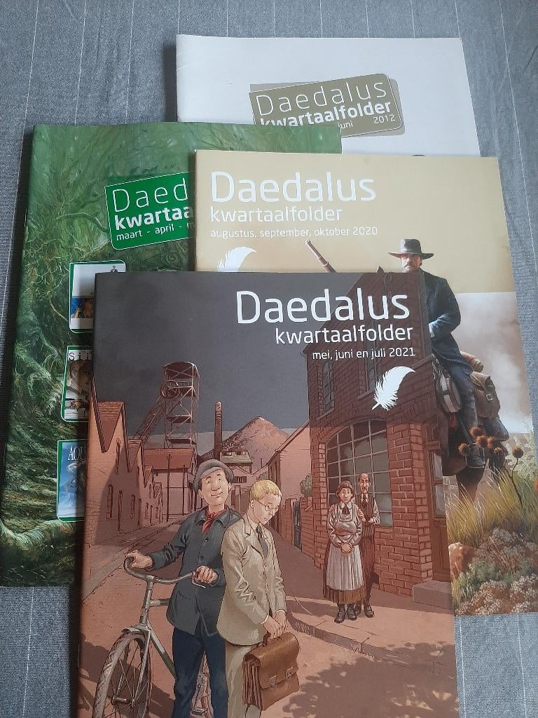 4 kwartaalfolders DAEDALUS, Boeken, Meerdere stripboeken, Ophalen, Zo goed als nieuw