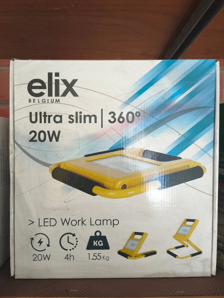 LED Bouwlamp met Stekker, Doe-het-zelf en Bouw, Ophalen of Verzenden, Nieuw, Minder dan 50 watt, Lamp met armatuur