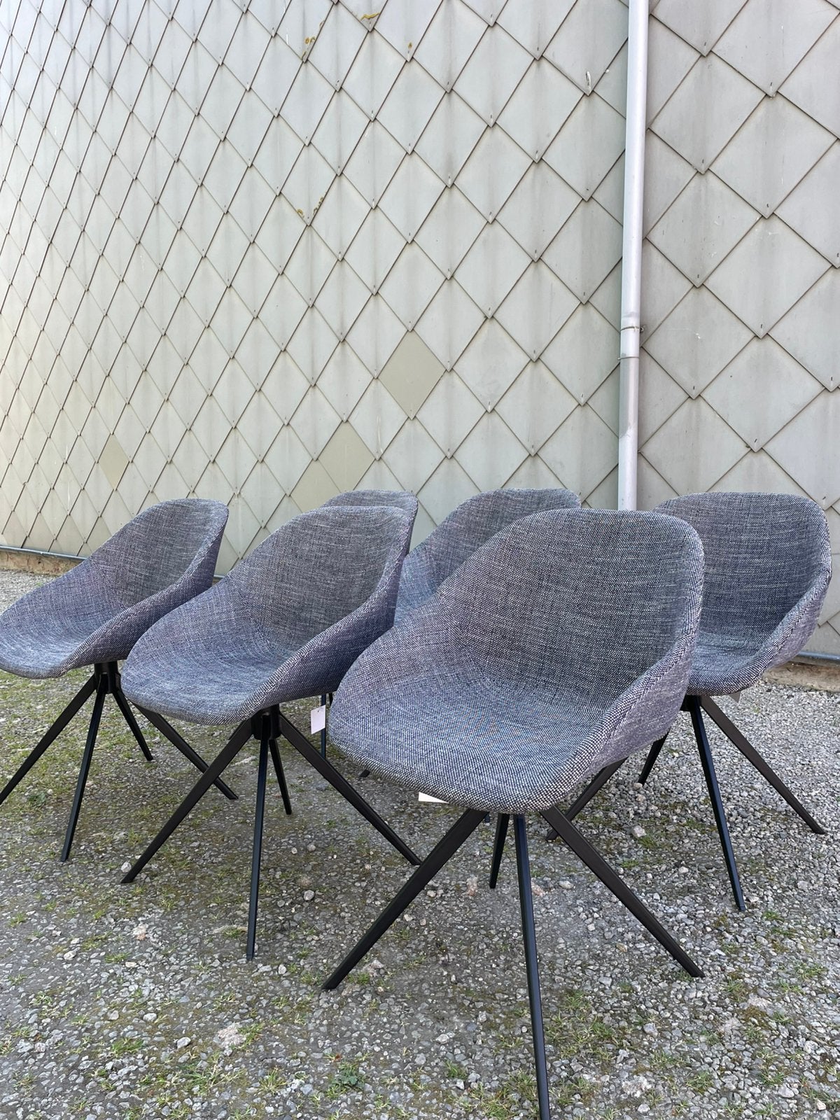Nieuw! Moderne 6 eetkamerstoelen in uitstekende staat, Enlèvement, Comme neuf