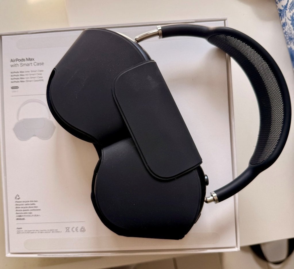 Apple AirPods Max2 met Smart Case, Audio, Tv en Foto, Hoofdtelefoons, Ophalen of Verzenden, Zwart, Draadloos, Zo goed als nieuw
