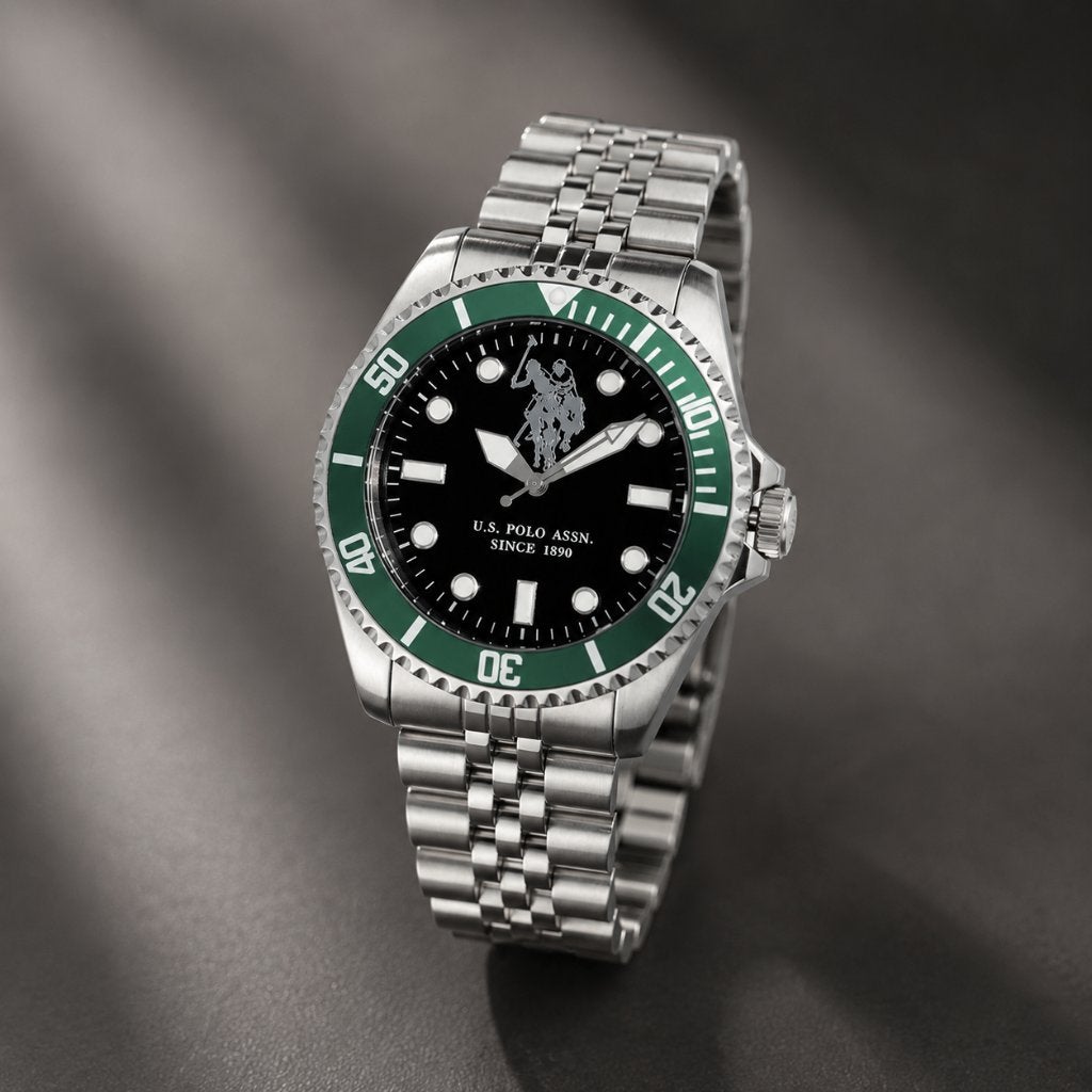 Montre Polo Neuf, Handtassen en Accessoires, Horloges | Heren, Staal, Staal, Polshorloge, Nieuw