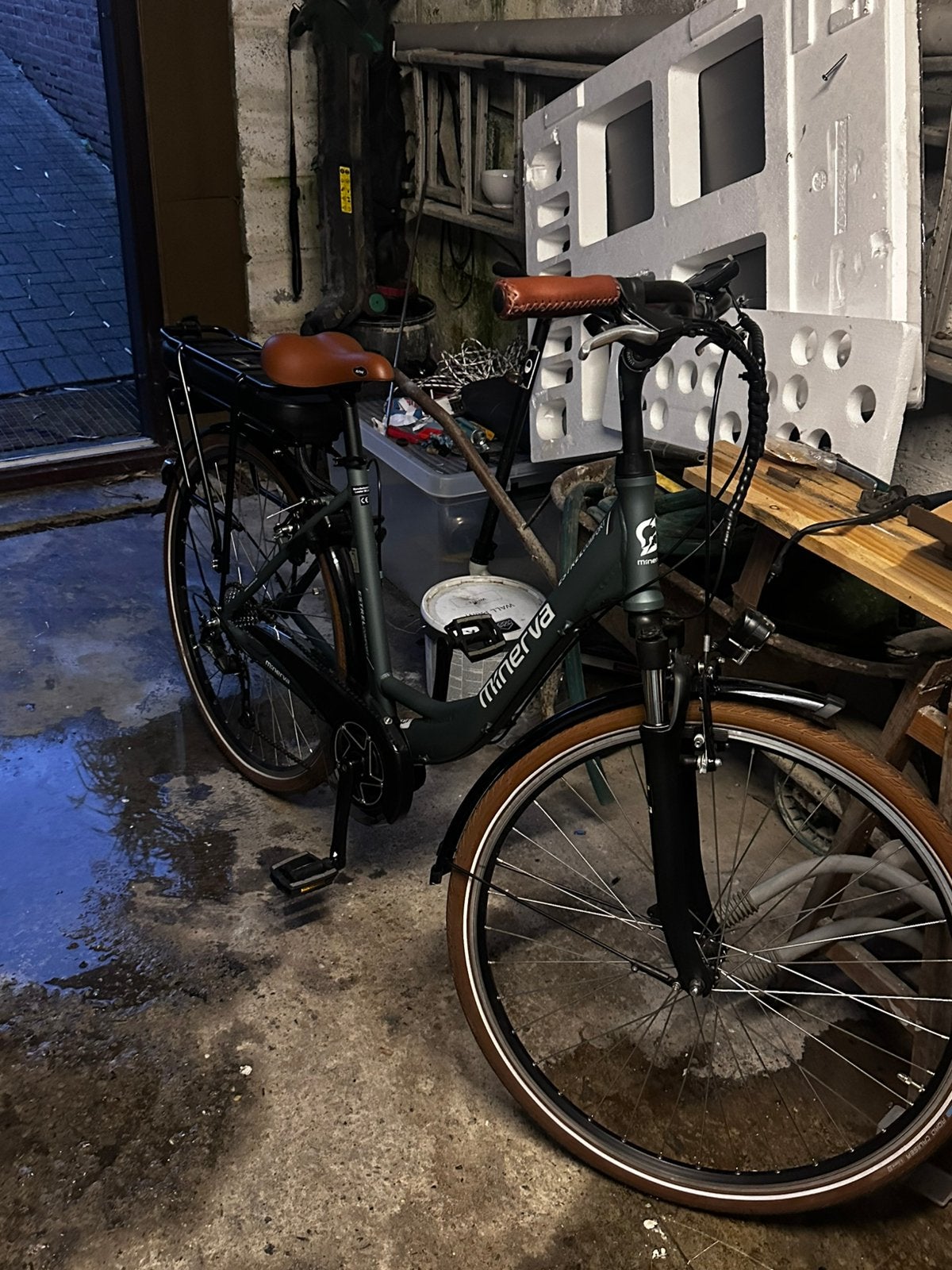 Electrice fiets minerva, Vélos & Vélomoteurs, Enlèvement, Comme neuf, 50 km par batterie ou plus, Autres marques