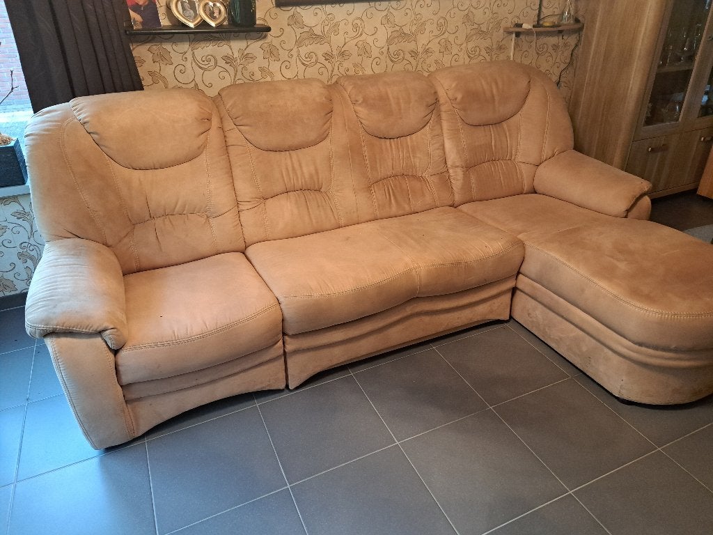 hoeksalon, Ophalen, Gebruikt, Stof