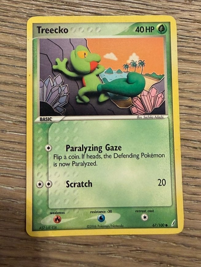 Pokémon Treecko 67/100 – EX Crystal Guardians 2006, Enlèvement ou Envoi, Comme neuf