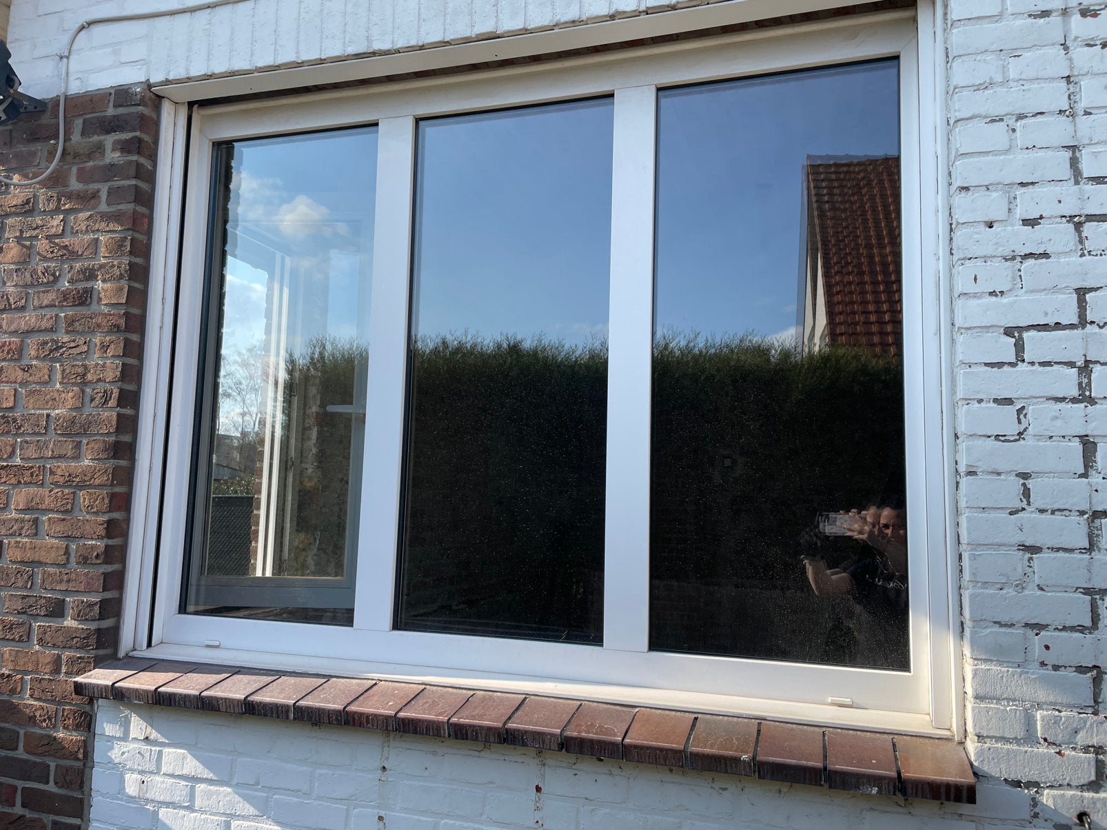 PVC raam 1790x1350, Doe-het-zelf en Bouw, Raamkozijnen en Schuifdeuren, Ophalen, Kunststof, Gebruikt, Raamkozijn