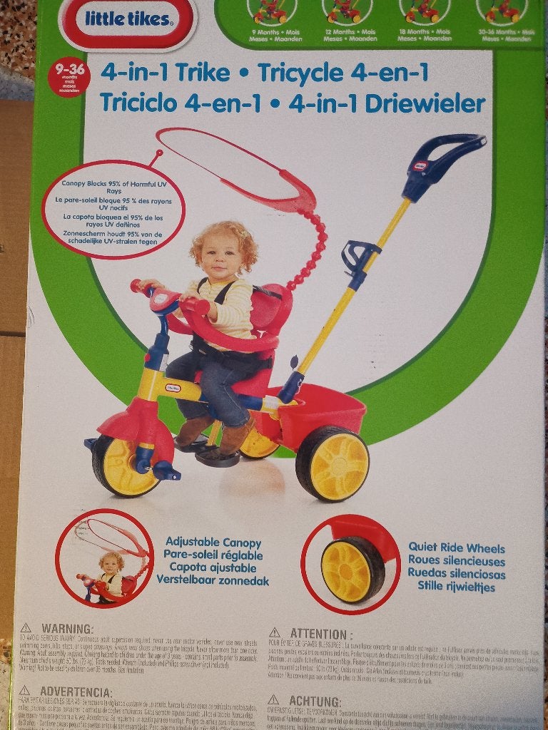 Little Tikes Driewieler 4 in 1 Sports Edition - 50 euros, Ophalen, Zo goed als nieuw, Duwvoertuig