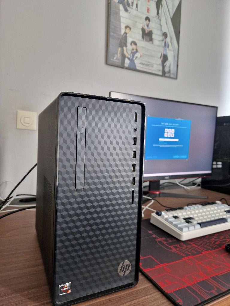 HP desktop computer, Ophalen, Gebruikt, 8 GB, HP
