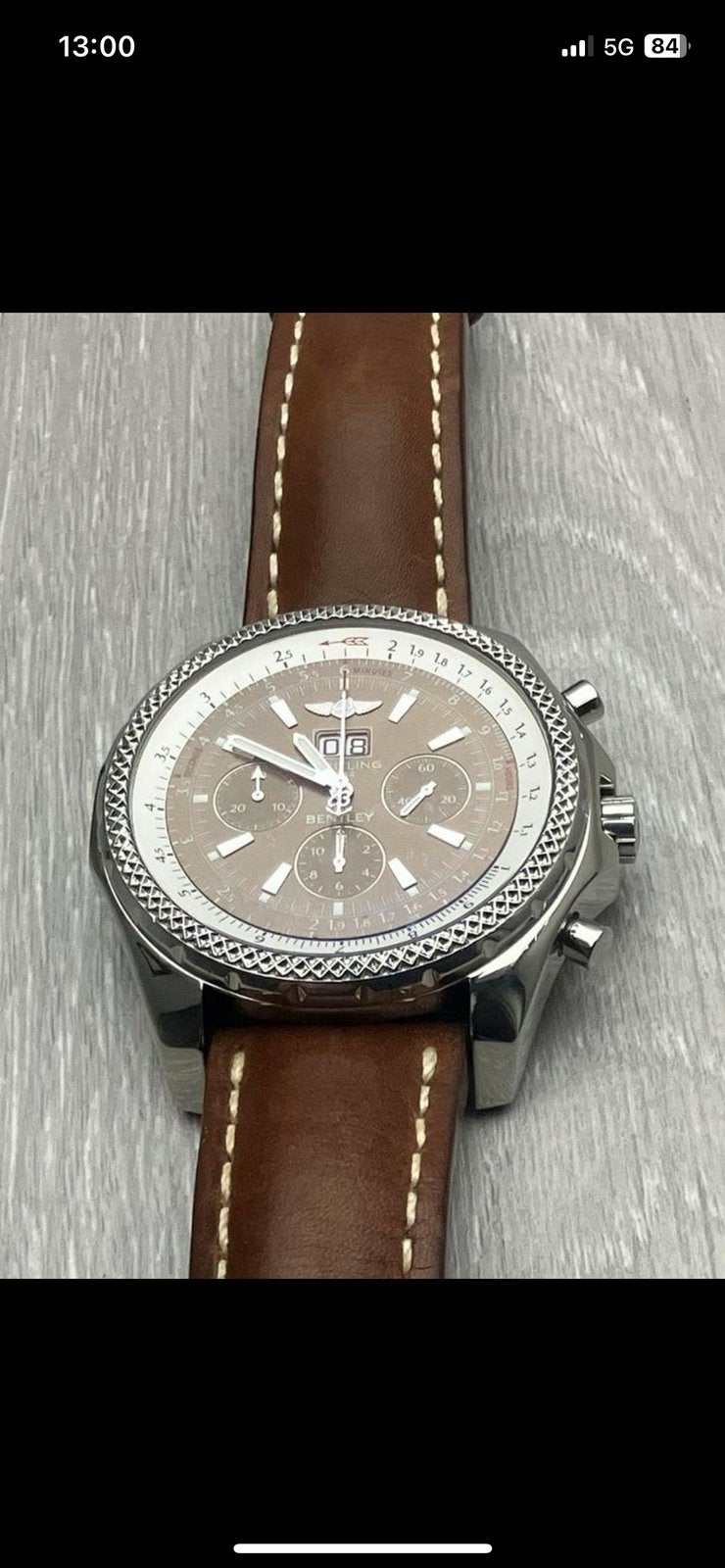 Breitling Bentley, Handtassen en Accessoires, Horloges | Heren, Ophalen, Zo goed als nieuw, Breitling