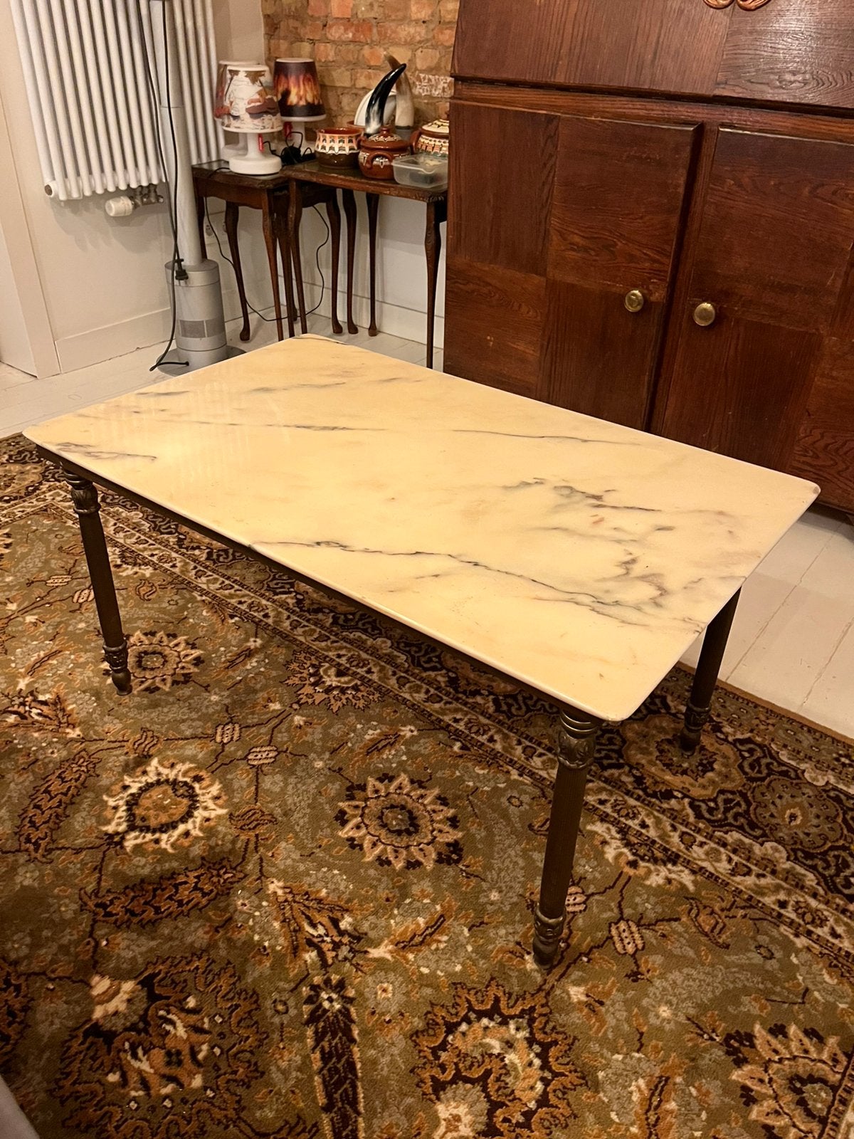 Table basse vintage en marbre, Enlèvement