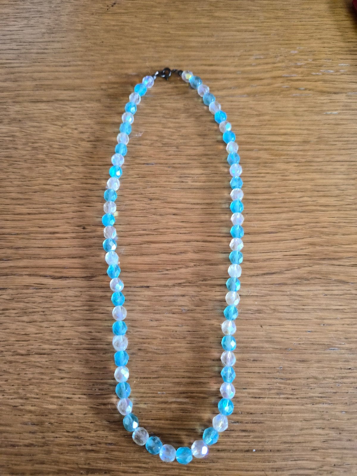COLLIER CRISTAL BACCARAT, Met kristal, Blauw, Ophalen of Verzenden, Zo goed als nieuw