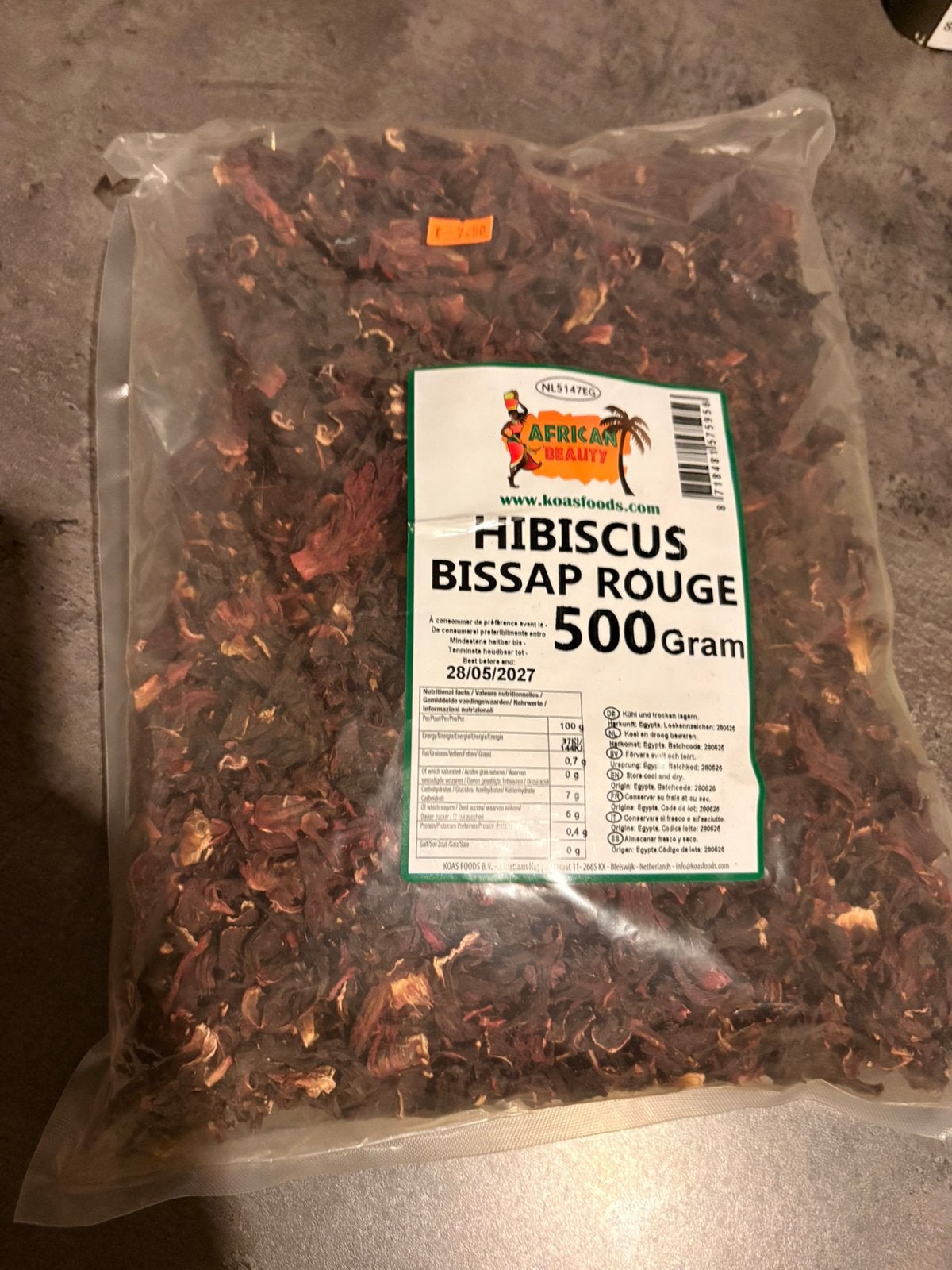 Hibiscus 500gr, Handtassen en Accessoires, Overige Accessoires, Ophalen