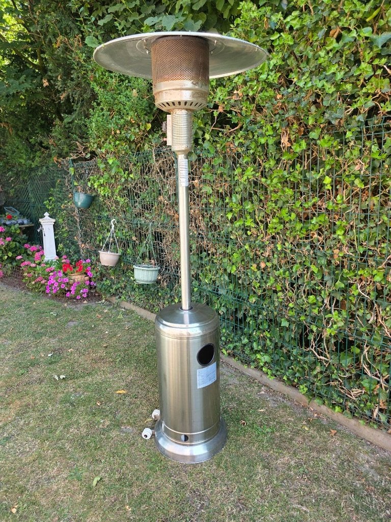 Terrasverwarmer op gas, Enlèvement, Utilisé, Gaz, Parasol
