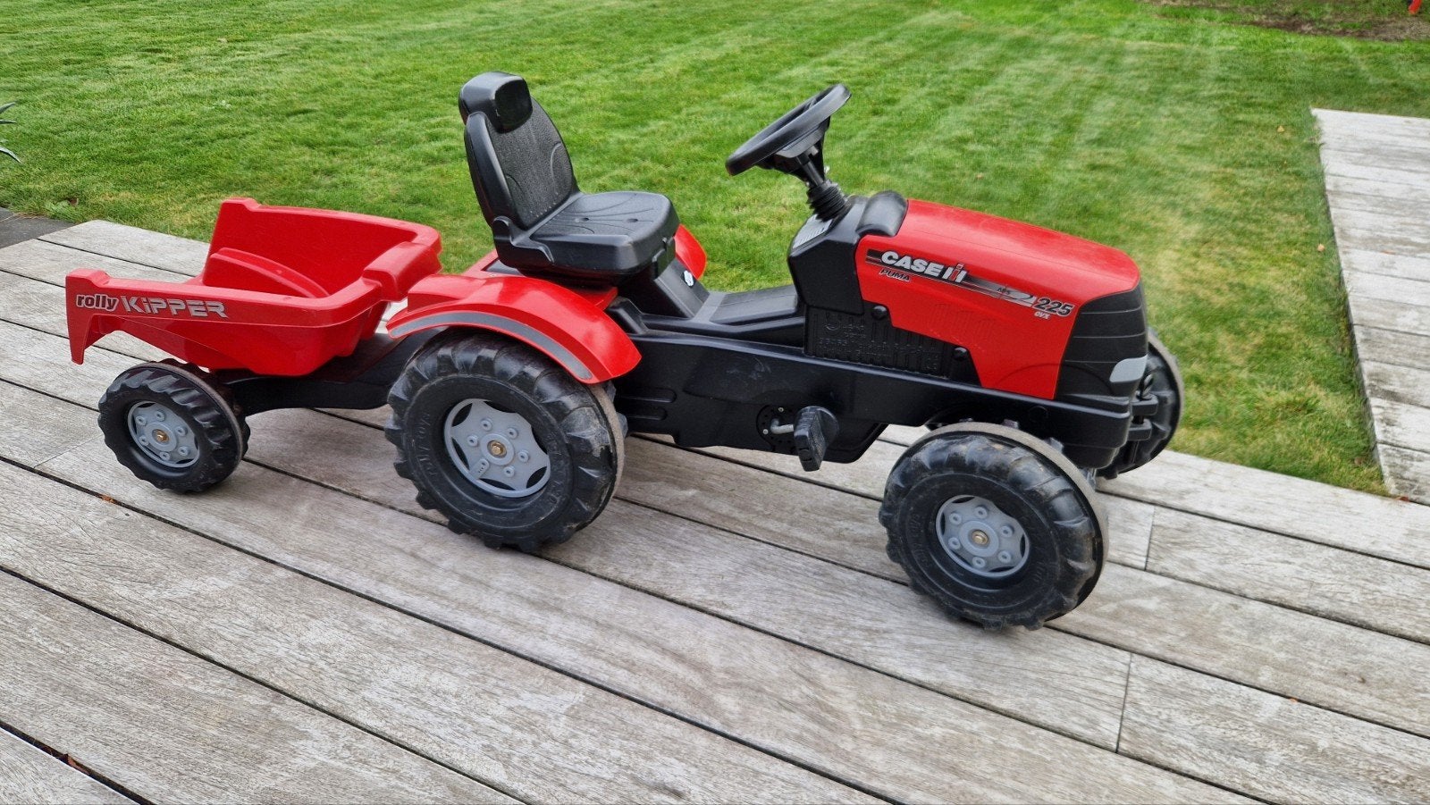Tracteur avec chariot, Enlèvement, Comme neuf, Autres marques, Avec chariot ou remorque