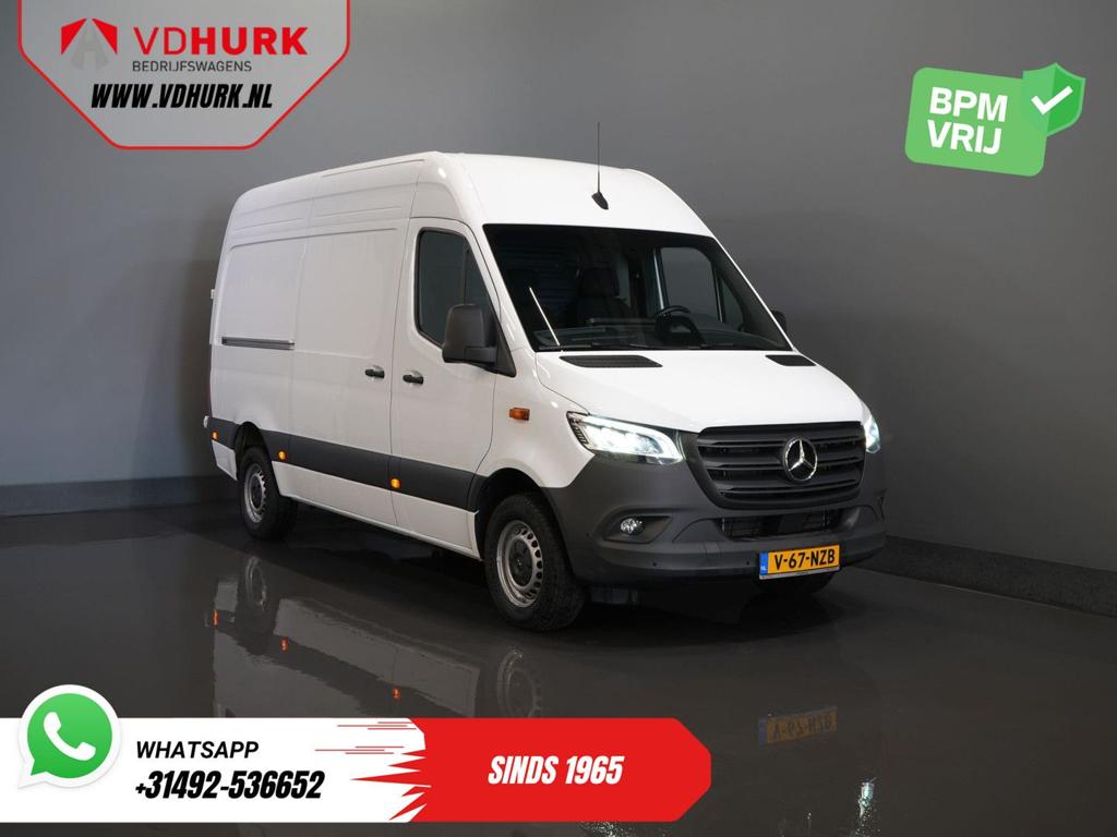 Mercedes-Benz Sprinter 317 CDI Aut. L2H2 3.5t Trekverm./ LED, Auto's, Automaat, Parkeersensor, Wit, Mercedes-Benz