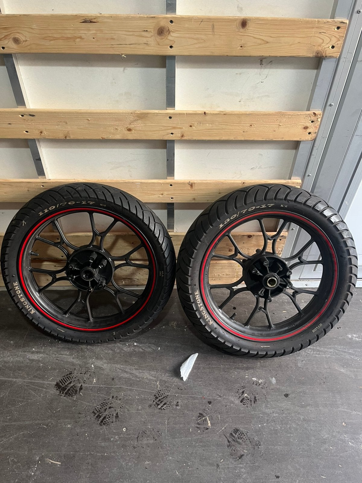 1set wielen afkomstig van 50cc, Fietsen en Brommers, Ophalen, Zo goed als nieuw