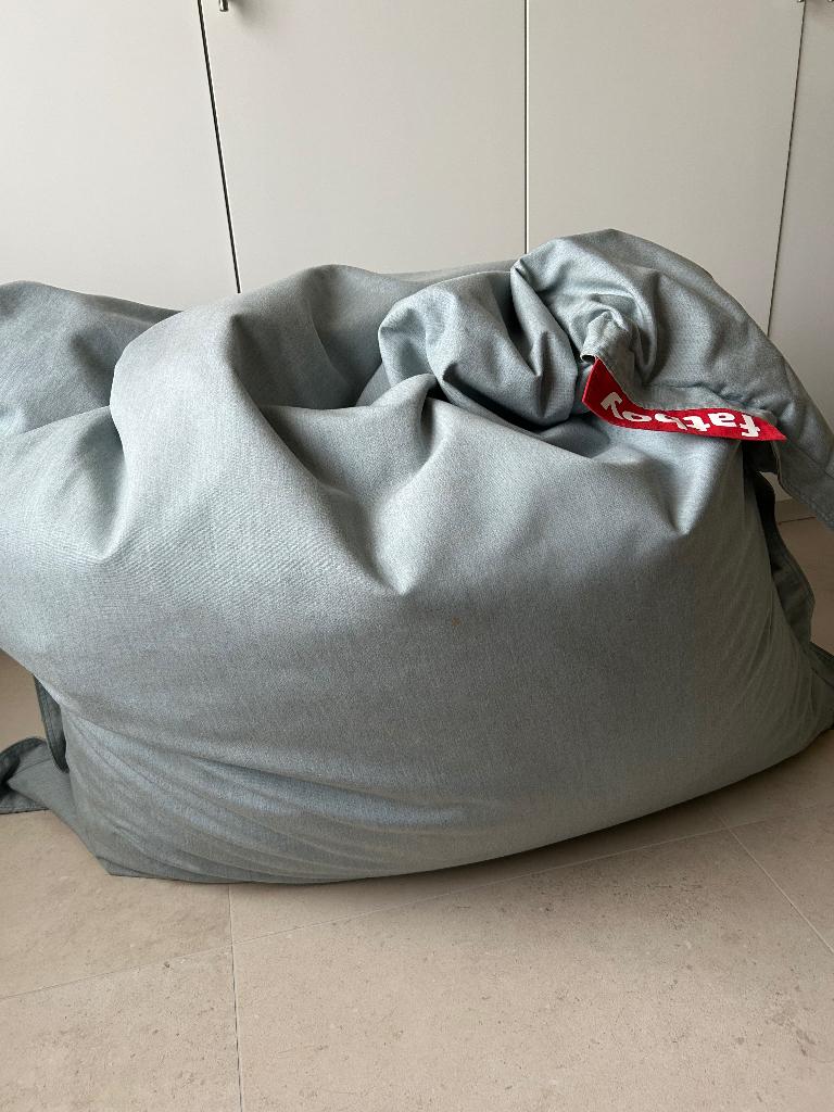 Fatboy zitzak, Huis en Inrichting, Zitzakken, Ophalen, Gebruikt, Blauw, Zitzak