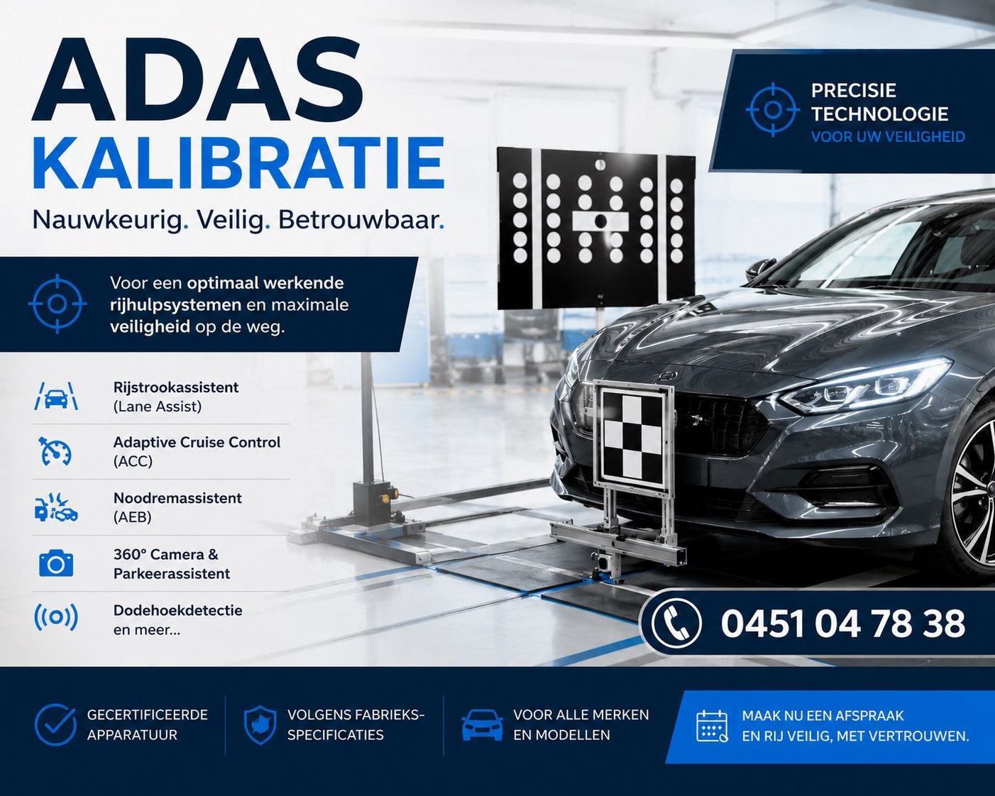 Adas kalibratie, Autos : Divers, Enlèvement, Neuf
