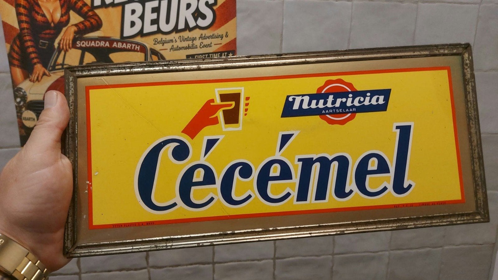 Enseigne publicitaire Cécémel 1965, Collections, Enlèvement ou Envoi