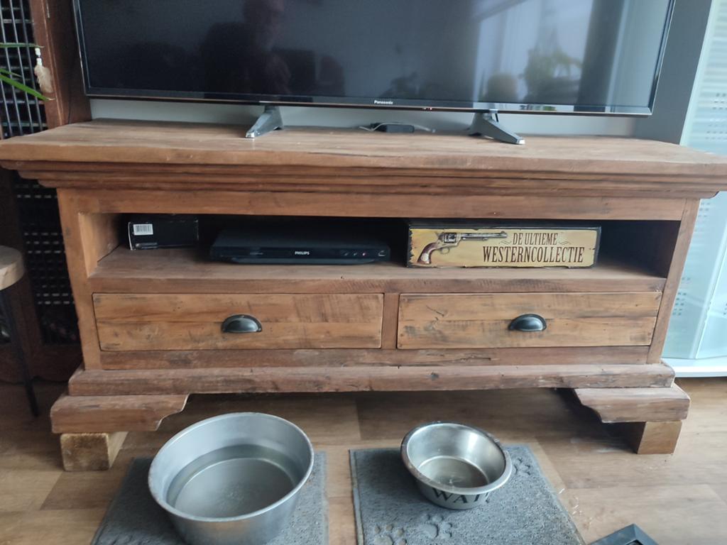 Teac tv kast, Maison & Meubles, Armoires | Mobilier de télévision, Enlèvement