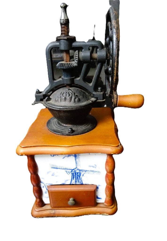 Vintage Hollandse koffiemolen uit de jaren 1960, Ophalen of Verzenden