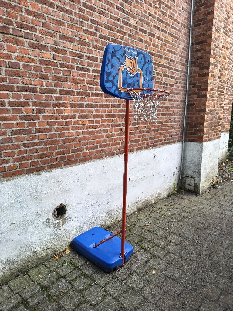 Basketbalpaal kids verstelbaar van 1,30 tot 1,60 m, Sport en Fitness, Ophalen, Zo goed als nieuw, Ring, Bord of Paal