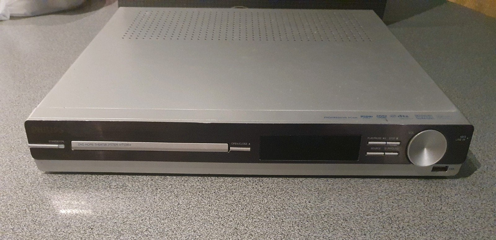 Lecteur/récepteur DVD PHILIPS HTS3154, Enlèvement, Utilisé, Lecteur DVD, Philips