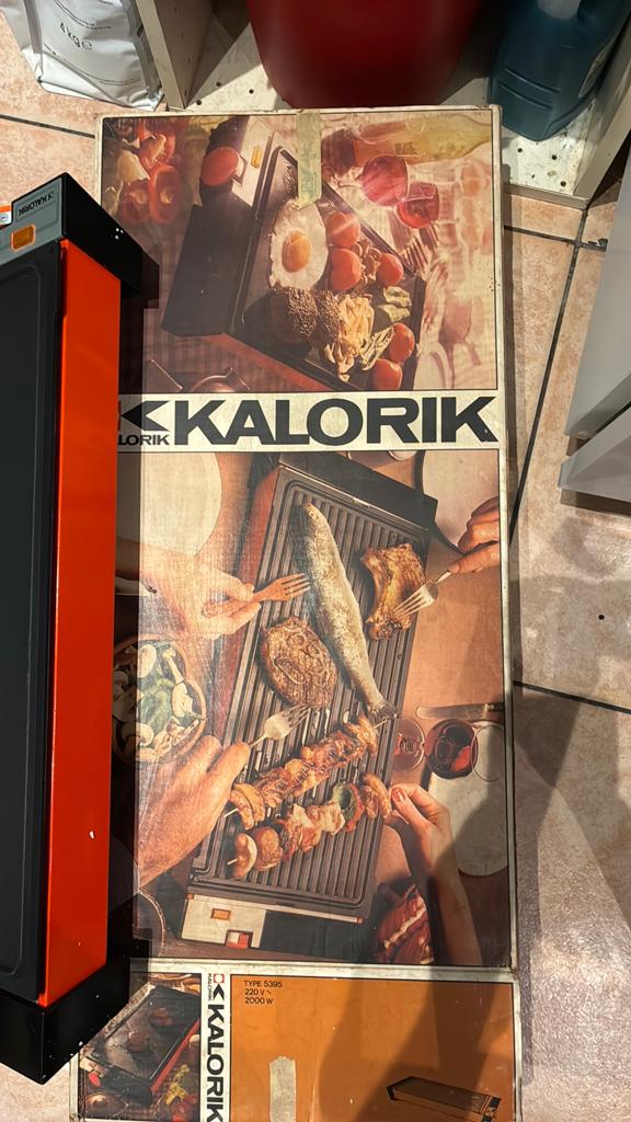 Grill de table Vintage KALORIK Rétro – NEUF (Jamais utilisé), Electroménager, Enlèvement, Comme neuf