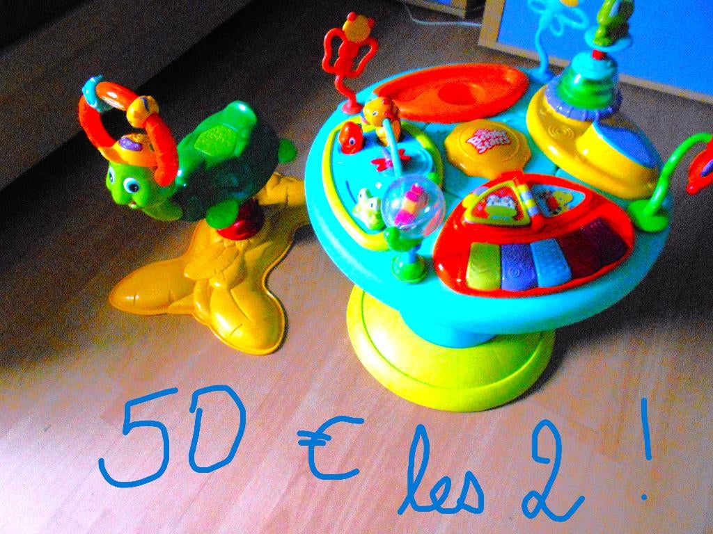 JOUETS EDUCATIFS les 2 = 50 euros, Enlèvement, Comme neuf, Électronique, Avec lumière