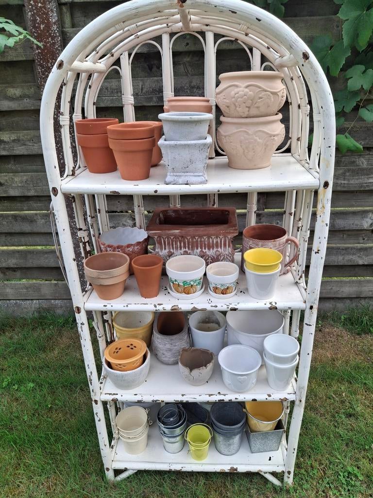 Bloempotten, diverse kleuren en grootte,zonder rek, Tuin en Terras, Ophalen