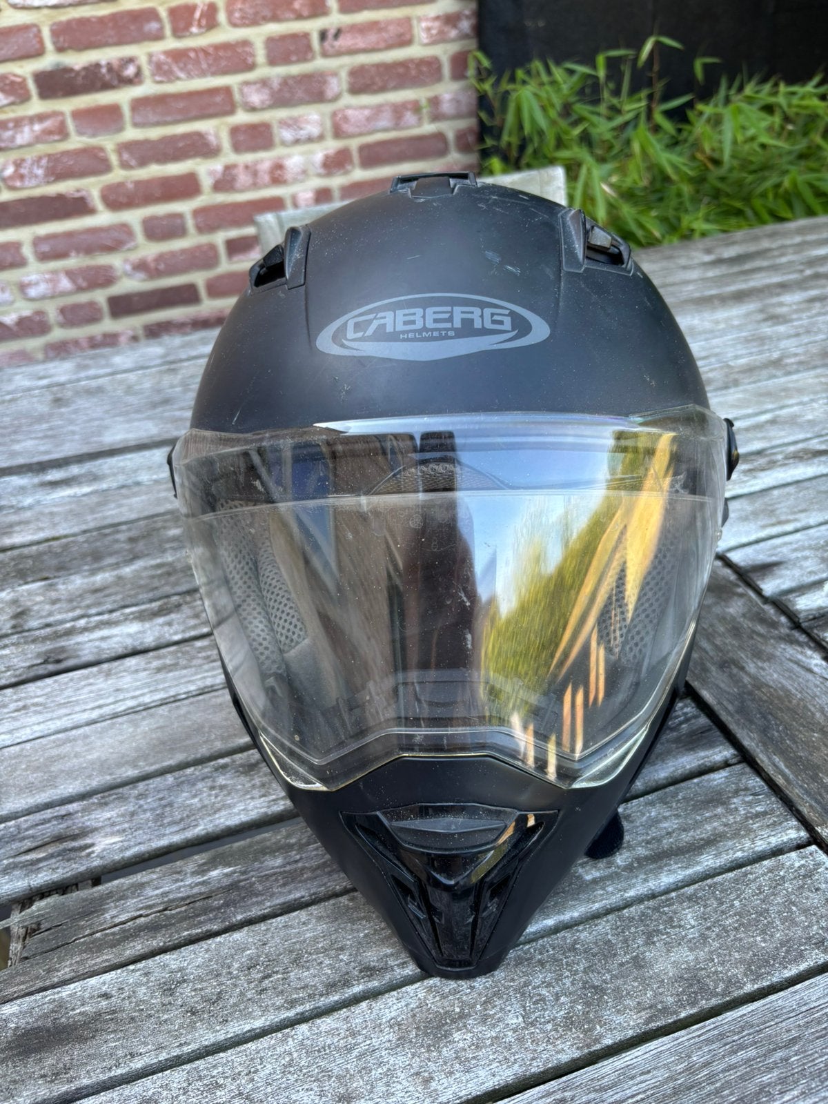 Motorhelm caberg maat xxl 63-64, Fietsen en Brommers, Ophalen, Gebruikt, Extra large of groter