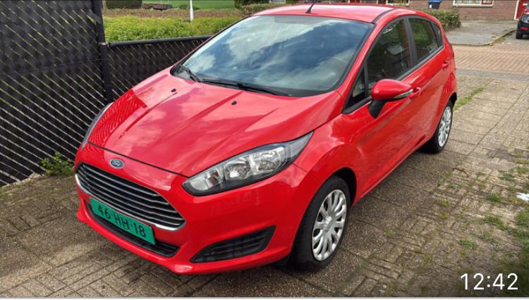 Ford Fiesta 1.0 Ecoboost 2013 1. Eigenaar Volledig onderhoud, Auto's, Voorwielaandrijving, Euro 5, Stof, Zwart