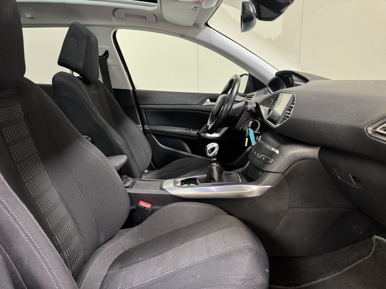 Peugeot 308 SW 1.6D  Man. - GPS - Airco - Goede Staat!, 0 kg, 4 deurs, 4 cilinders, Zwart