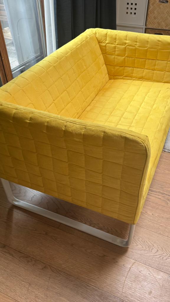 IKEA tweezitsbank in goede staat, nauwelijks gebruikt., Huis en Inrichting, Zetels | Voetbanken en poefs, Ophalen, Zo goed als nieuw