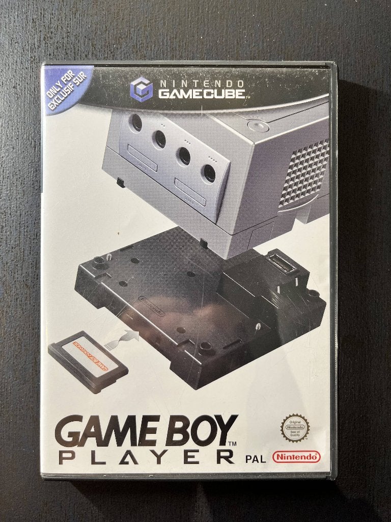 Gamecube - Gameboy Player, Games en Spelcomputers, Spelcomputers | Nintendo GameCube, Verzenden, Gebruikt, Zwart, Met GameBoy player
