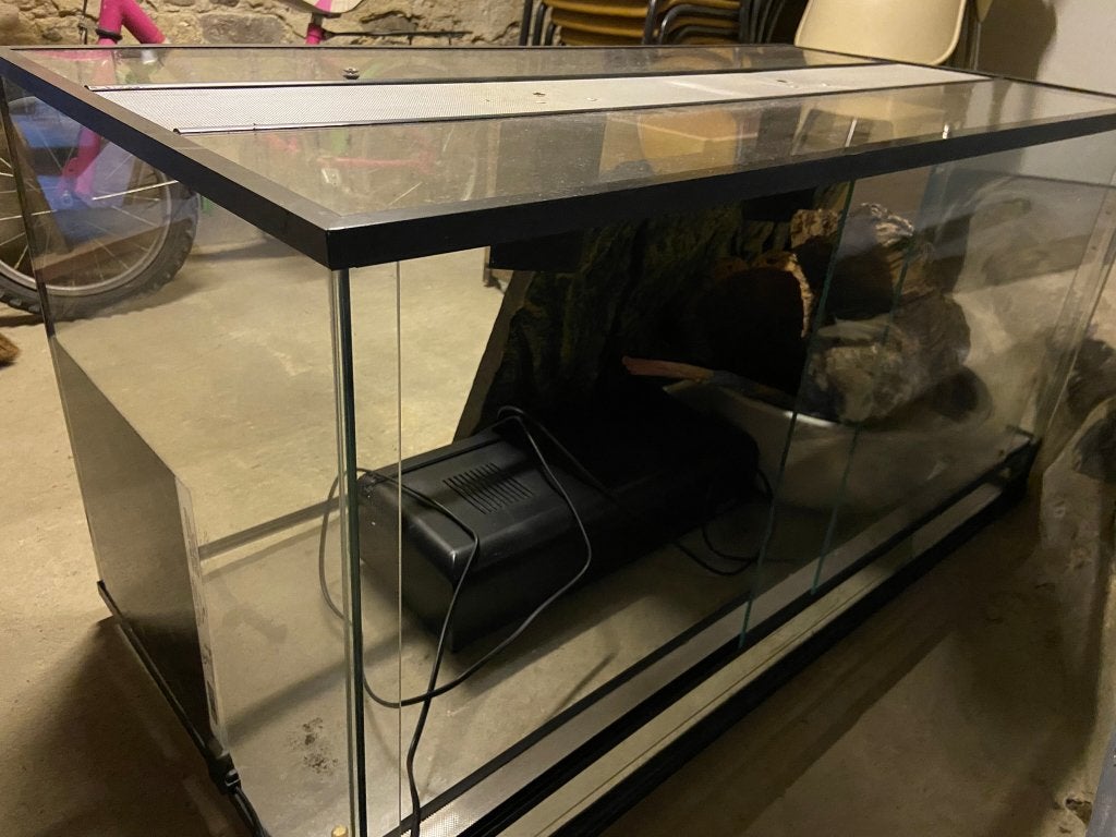 Terrarium groot, Dieren en Toebehoren, Ophalen, Gebruikt, Terrarium of Paludarium