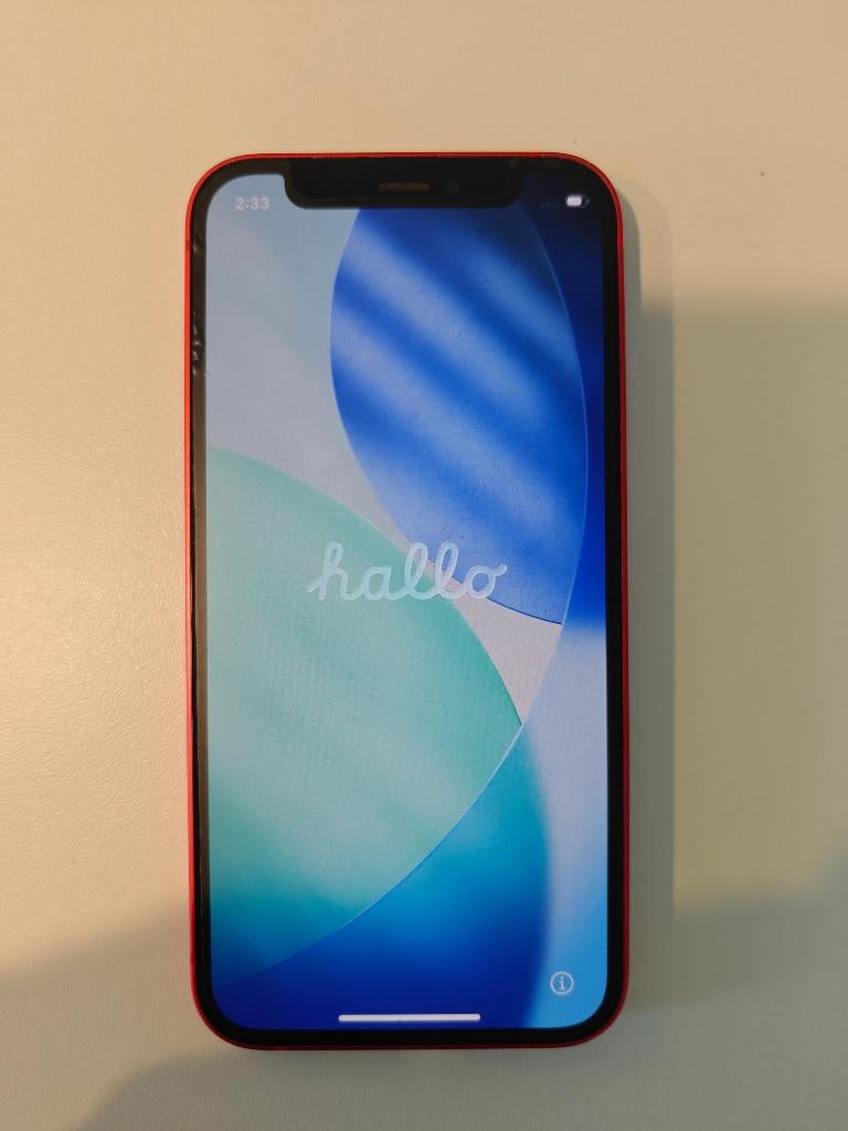 iPhone 12 mini - 128 Go - 87 % de capacité, Télécoms, Téléphonie mobile | Apple iPhone, Rouge, 128 GB, Enlèvement ou Envoi, IPhone 12 Mini