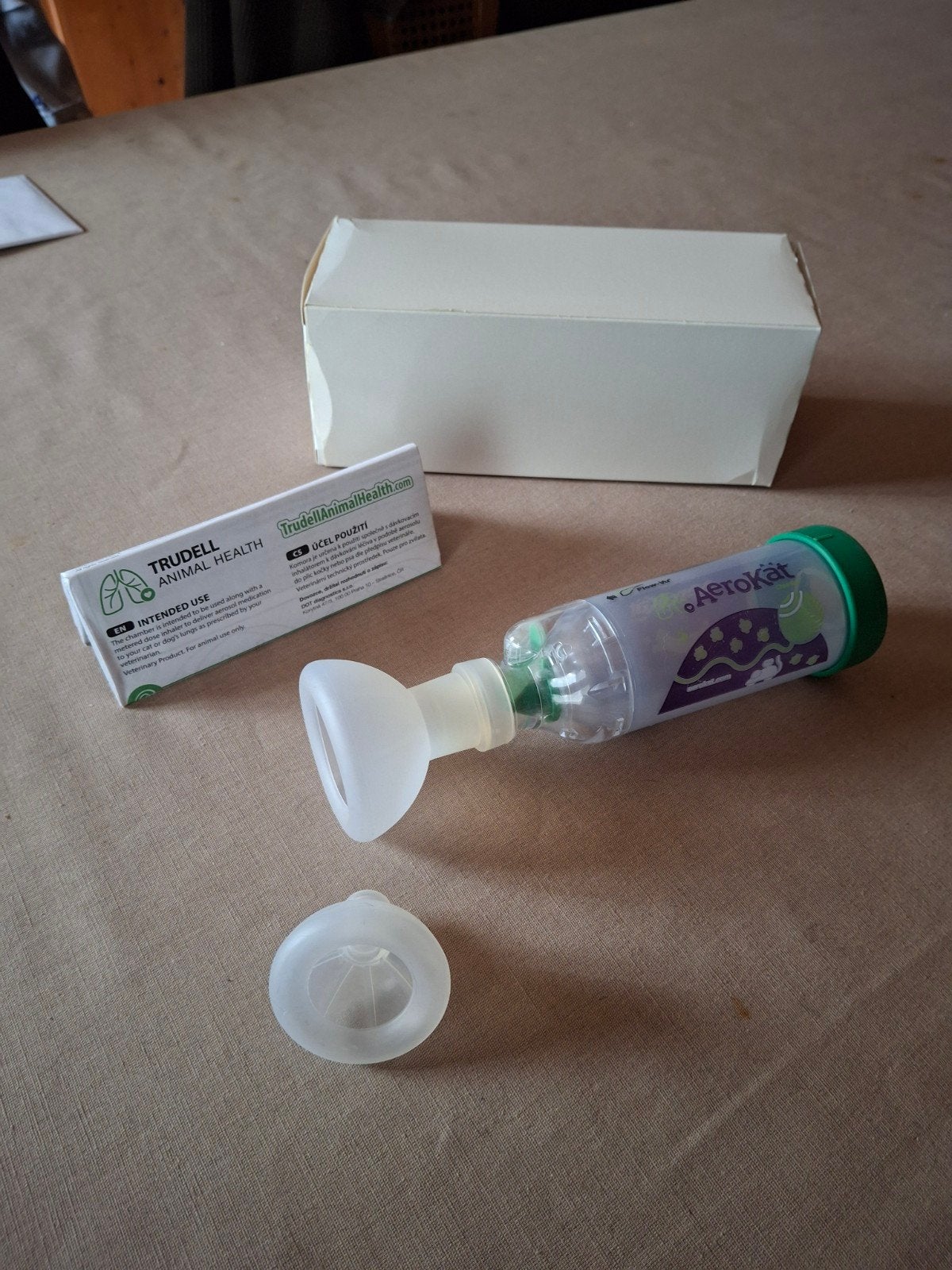 Aerokat - Inhalatiesysteem/inhalator voor katten, Ophalen of Verzenden, Zo goed als nieuw