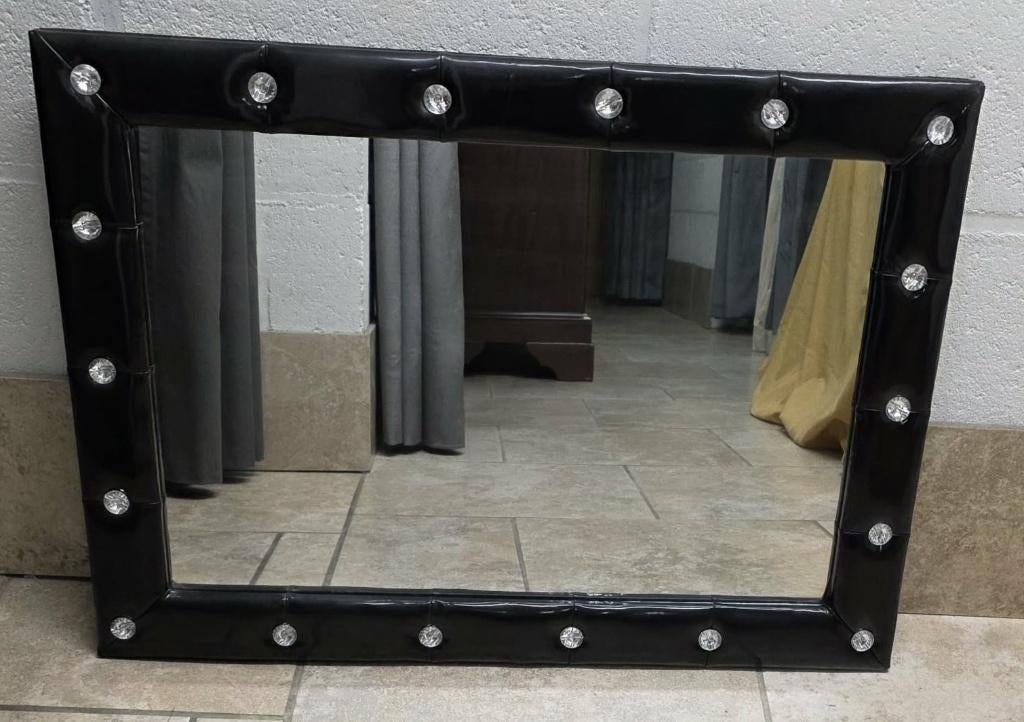Miroir avec strass, Maison & Meubles, Moins de 100 cm, Comme neuf, Enlèvement, 50 à 75 cm