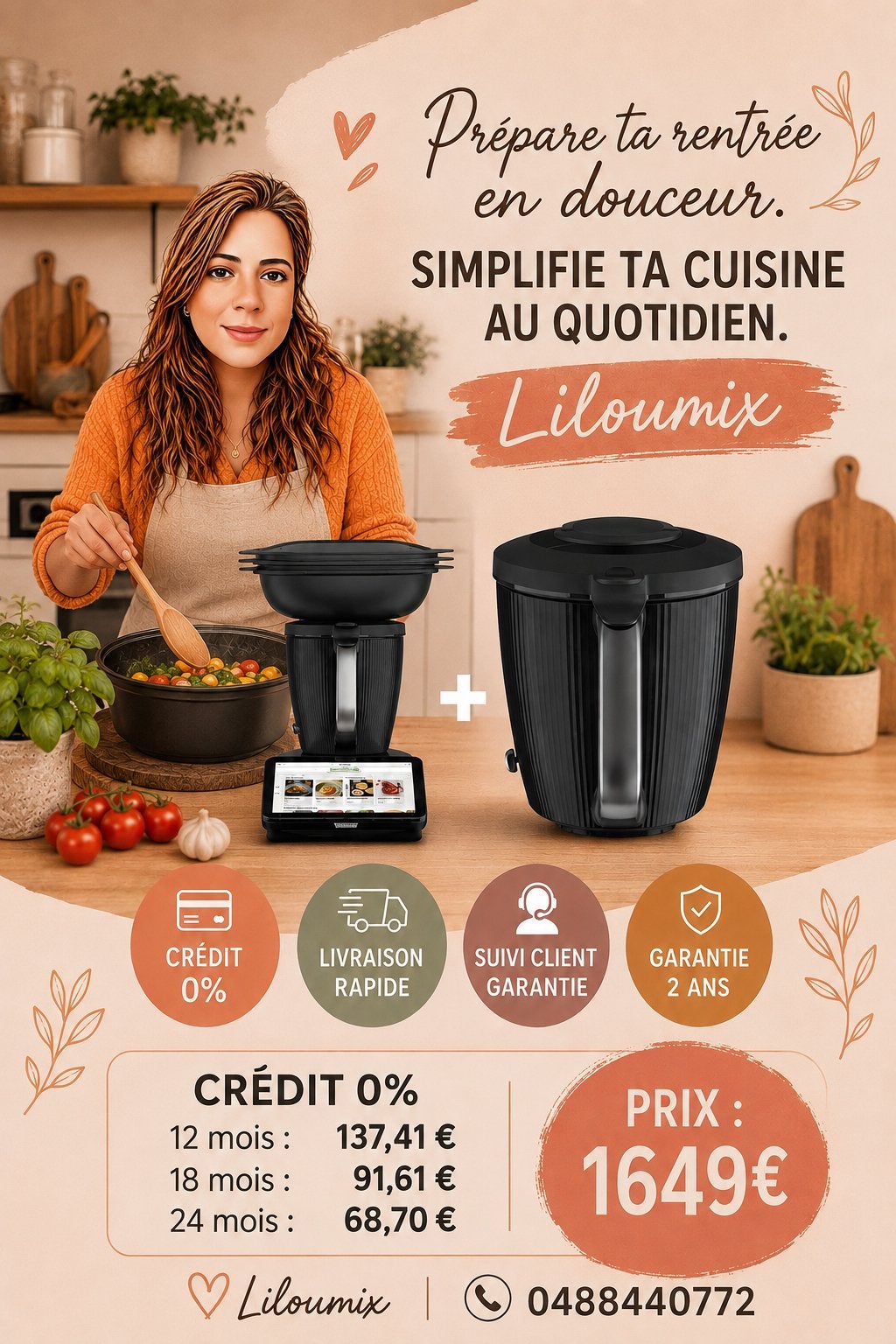Conseillére et team leader thermomix, Offres d'emploi, Horaire variable, Premier Emploi, Autres formes, Convient comme travail d'appoint