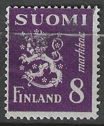 Finland 1945/1948 - Yvert 299 - Wapenschild - 8 m. (ST), Postzegels en Munten, Postzegels | Europa | Scandinavië, Verzenden, Finland