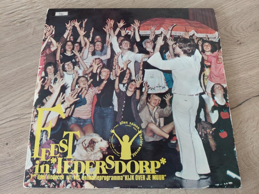 LP - EIGENTIJDSE JEUGD - FEEST IN IEDERS DORP, CD & DVD, Vinyles | Néerlandophone, Enlèvement, 1980 - 1989, Comme neuf, Autres genres