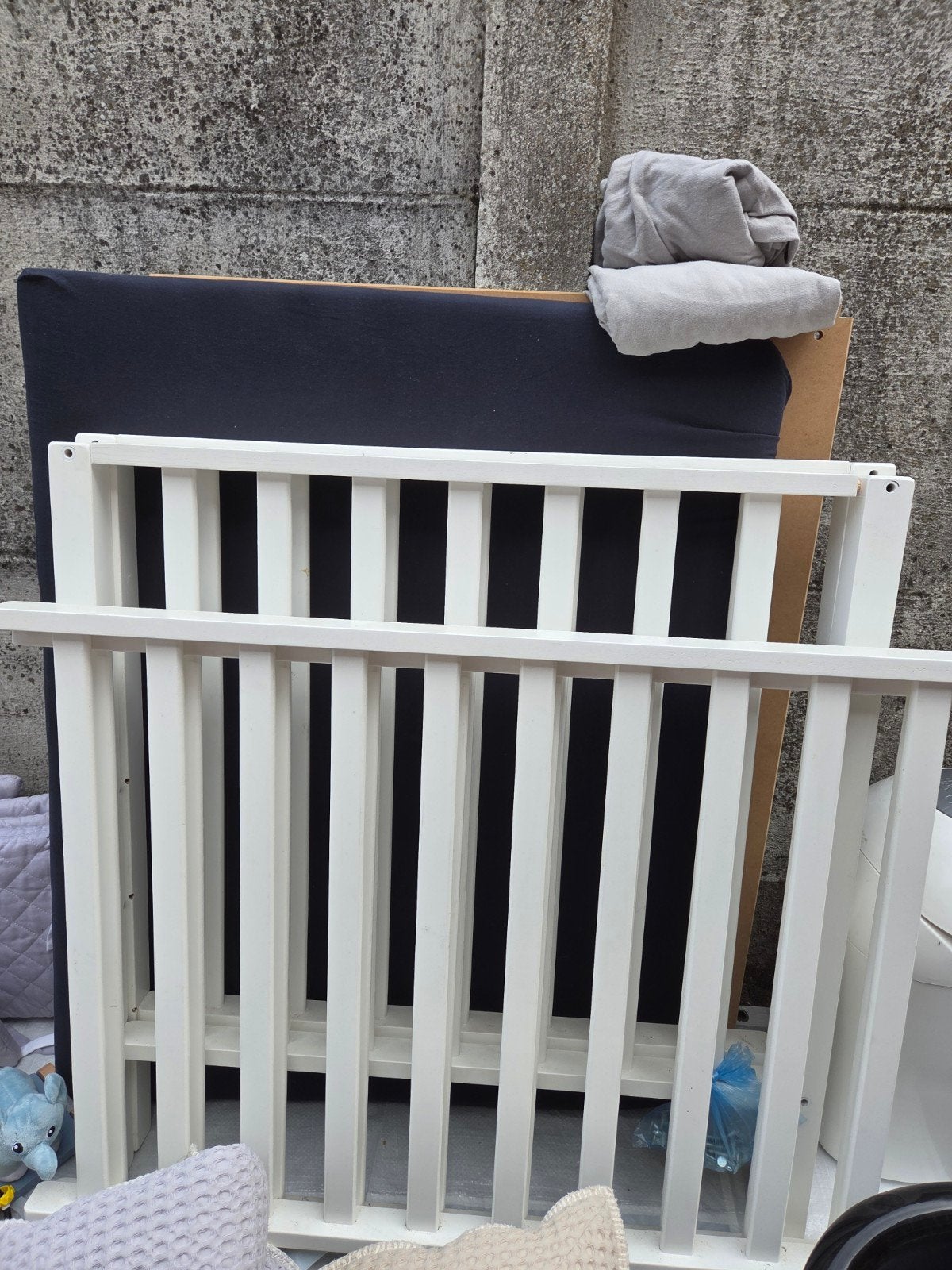 box matras en 2 hoezen, Kinderen en Baby's, Ophalen, Gebruikt