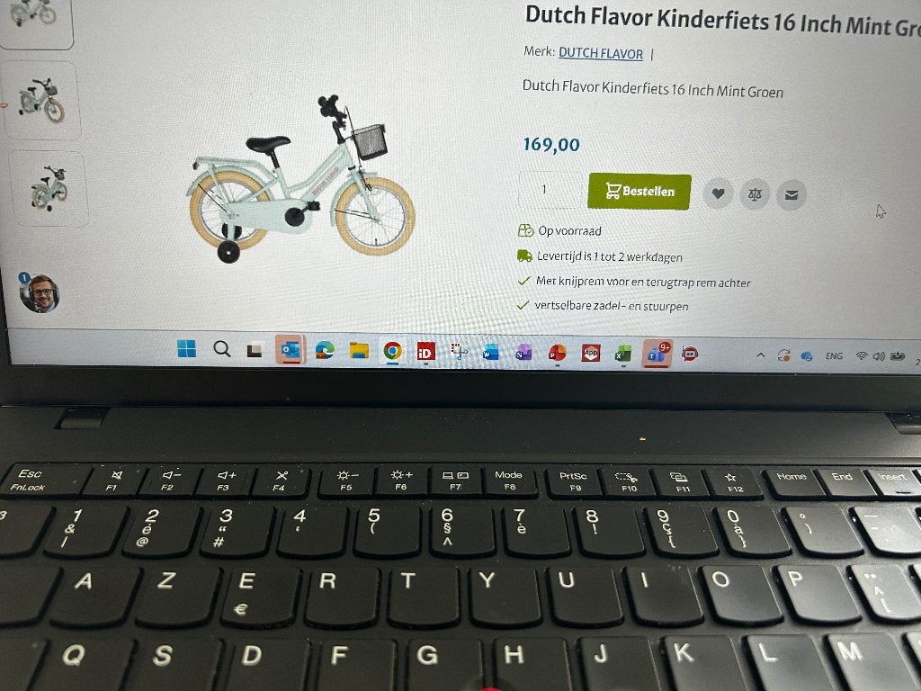 Kinderfiets 16 inch, Fietsen en Brommers, Fietsen | Meisjes, Ophalen, Zo goed als nieuw, 16 inch, Overige merken