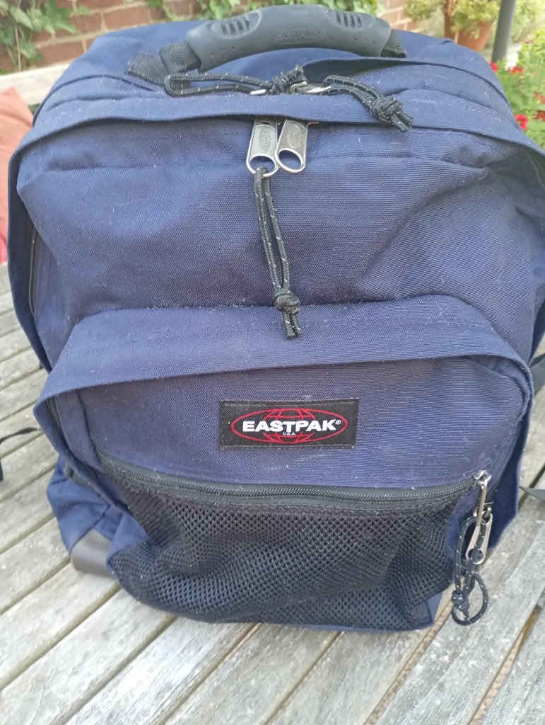 Eastpak boekentas, Handtassen en Accessoires, Tassen | Schooltassen, Gebruikt, 50 cm of meer, Blauw, Rugtas