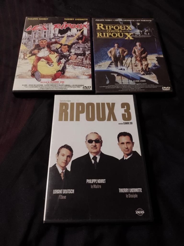 Te koop op dvd de trilogie van Ripoux Thierry Lhermitte, Cd's en Dvd's, Dvd's | Actie, Zo goed als nieuw, Actiethriller, Vanaf 9 jaar