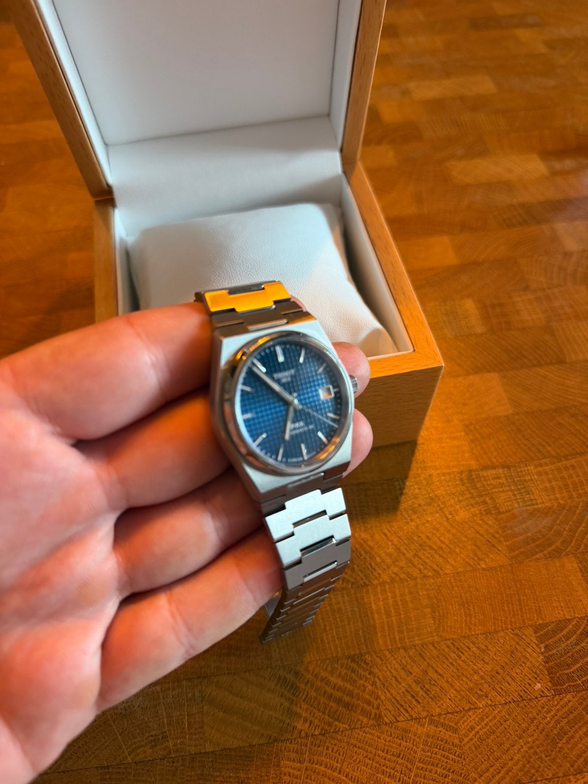 Tissot Prx 38mm Titane, Enlèvement ou Envoi, Comme neuf