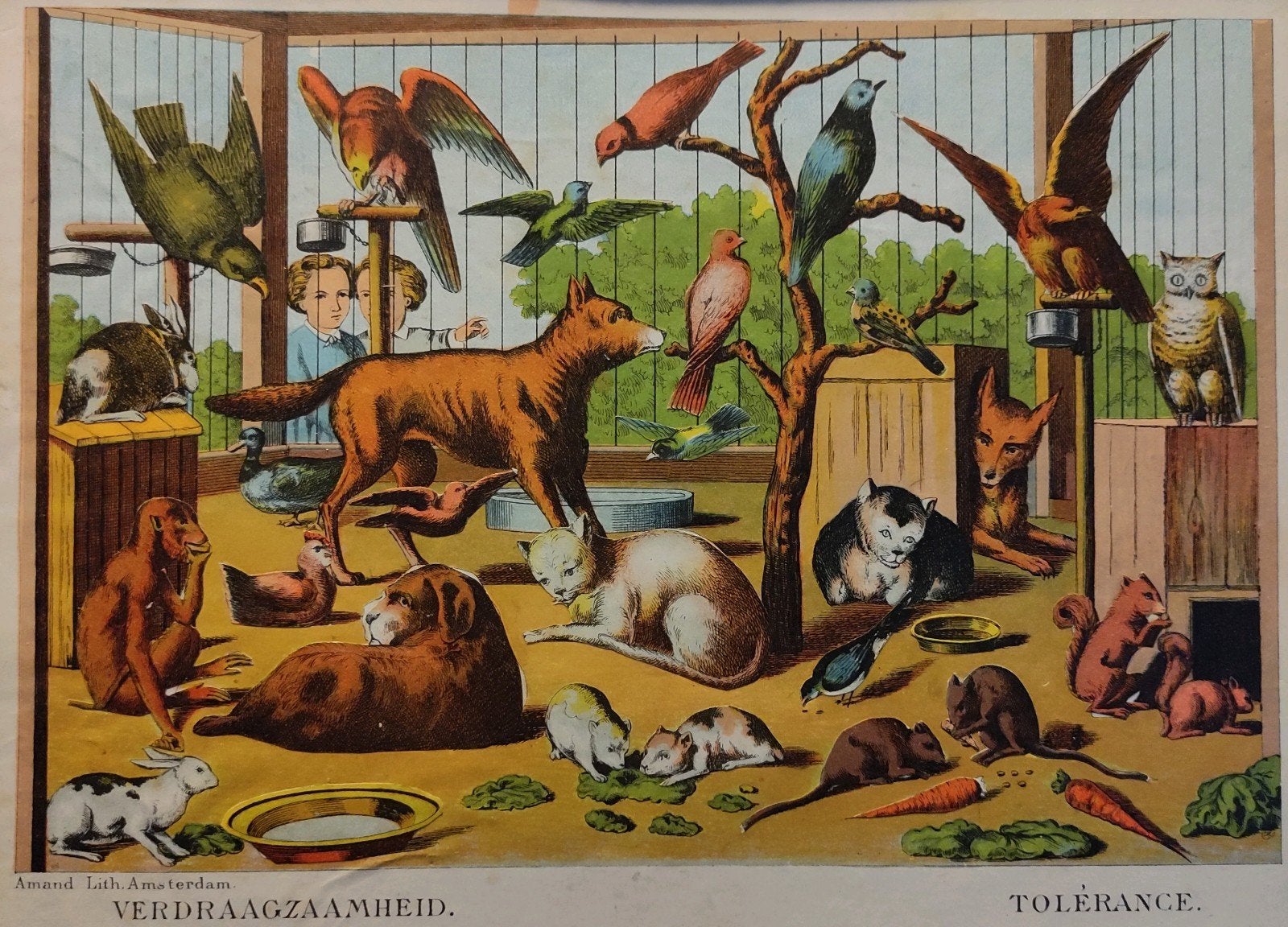 LITHO : VERDRAAGZAAMHEID - Tolérance, Antiek en Kunst, Ophalen of Verzenden