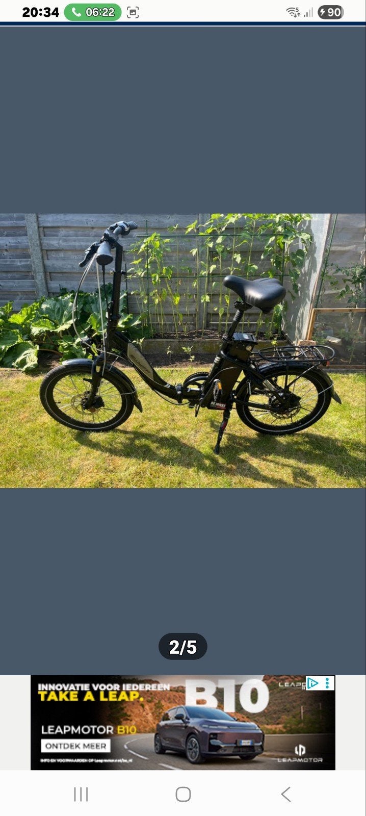 Plooifiets, Fietsen en Brommers, Fietsen | Vouwfietsen, Ophalen of Verzenden