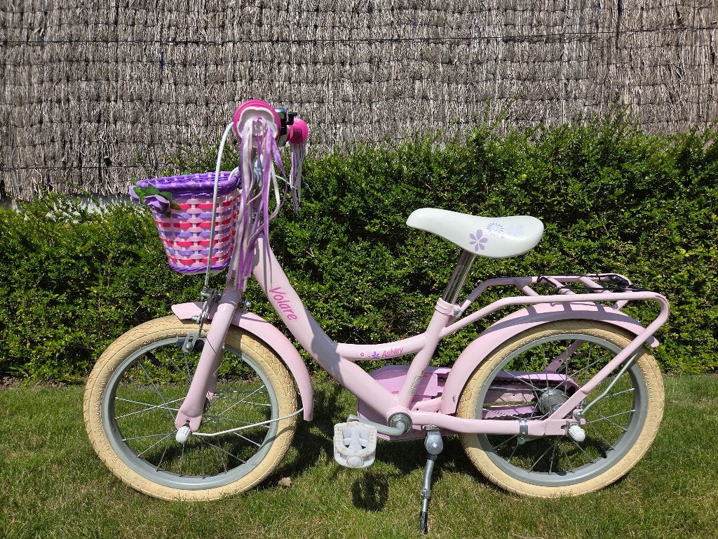 Meisjesfiets 4 tot 6 jaar (tot 120 cm), Fietsen en Brommers, Ophalen, Gebruikt, Velgrem, 14 inch of minder